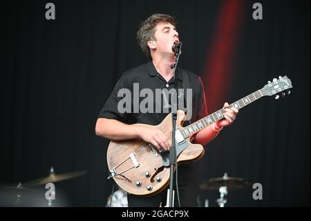 Circa Waves beim Tramlines Festival 2021 in Sheffield, England, Großbritannien Stockfoto