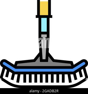 Vektorgrafik für Symbole für die Farbe der Vakuumpumpe Stock Vektor