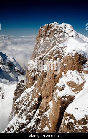 Cortina d'Ampezzo, Hidden Valley, Lagazuoi Stockfoto