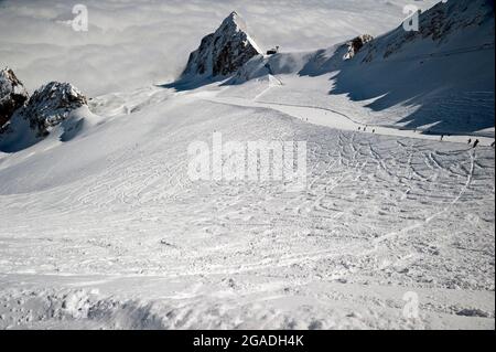 Cortina d'Ampezzo, Hidden Valley, Lagazuoi Stockfoto