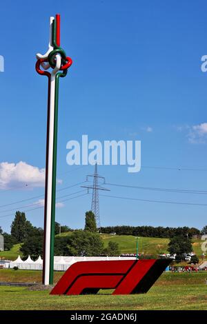 Budapest, Ungarn. Juli 2021. Atmosphäre im Kreislauf. Großer Preis von Ungarn, Freitag, 30. Juli 2021. Budapest, Ungarn. Quelle: James Moy/Alamy Live News Stockfoto
