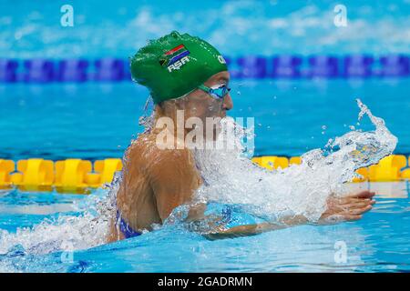 Tatjana SCHOENMAKER (RSA), Action, Schwimmen, 200 m Breaststroke für Frauen, Finale, Schwimmen Frauen 200 m Breaststroke Finale, im Tokyo Aquatics Center 07/30/2021, Olympische Sommerspiele 2020, von 07/23 bis 2021. - 08.08.2021 in Tokio/Japan. Stockfoto