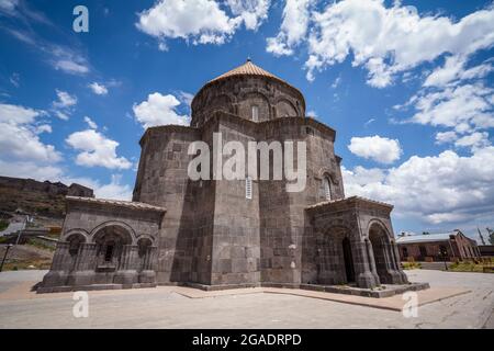 Kirche der Heiligen Apostel, alte historische Kirche im Osten der Türkei, Kars. Konzept des Reiseziels. Hochwertige Fotos Stockfoto