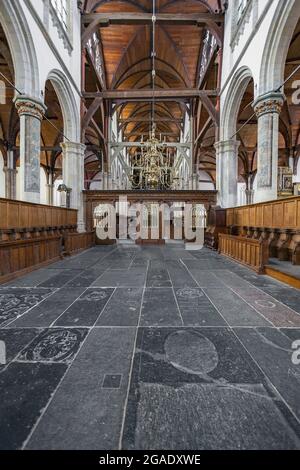 Oude Kerk Interior, Amsterdam Stockfoto