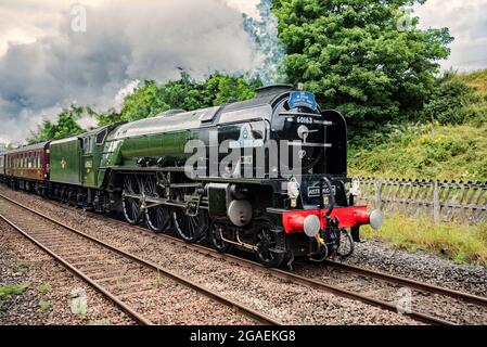 LNER Peppercorn Klasse A1 60163 Tornado durch Long Juli 2021 Stockfoto