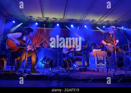 Padua, Italien. Juli 2021. Negrita durante il Concerto durante titoloEvento, Concerto in Padova, Italien, 29 luglio 2021 Credit: Independent Photo Agency/Alamy Live News Stockfoto