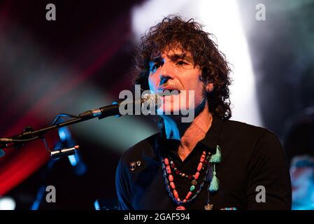 Padua, Italien. Juli 2021. Cesare 'Mac' Petricich Negrita durante il Concerto durante titoloEvento, Concerto in Padova, Italien, 29 luglio 2021 Quelle: Independent Photo Agency/Alamy Live News Stockfoto