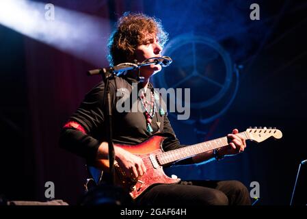 Padua, Italien. Juli 2021. Cesare 'Mac' Petricich Negrita durante il Concerto durante titoloEvento, Concerto in Padova, Italien, 29 luglio 2021 Quelle: Independent Photo Agency/Alamy Live News Stockfoto