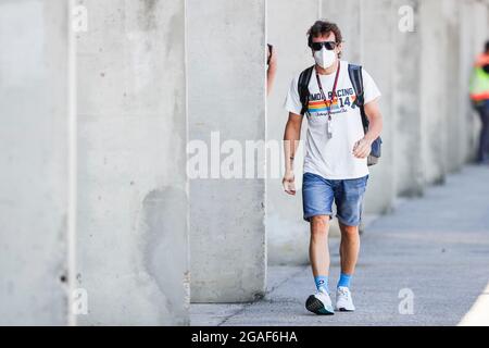 # 14 Fernando Alonso (ESP, Alpine F1 Team), F1 Grand Prix von Ungarn beim Hungaroring am 29. Juli 2021 in Budapest, Ungarn. (Foto von HOCH ZWEI) Stockfoto