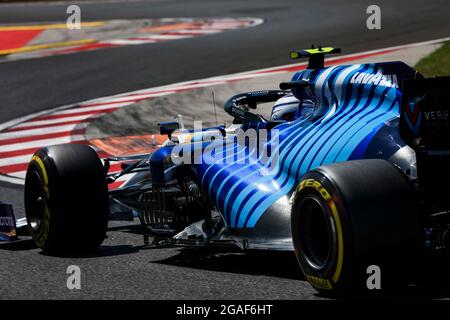 # 6 Nichola Latifi (CAN, Williams Racing), F1 Grand Prix von Ungarn auf dem Hungaroring am 30. Juli 2021 in Budapest, Ungarn. (Foto von HOCH ZWEI) Stockfoto