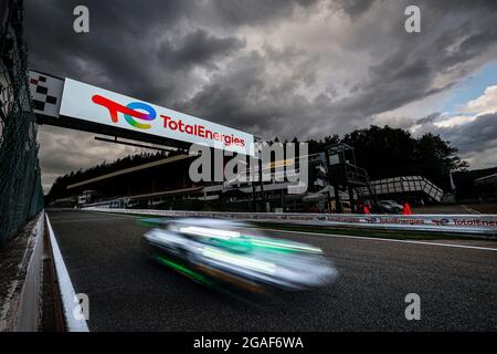 Spa, Belgien. Juli 2021. BANNER während der TotalEnergies 24 Hours of Spa, 6. Runde der Fanatec GT World Challenge Europe 2021 Powered by AWS, vom 28. Juli bis 1. August 2021 auf dem Circuit de Spa-Francorchamps in Stavelot, Belgien - Foto François Flamand / DPPI Credit: DPPI Media/Alamy Live News Stockfoto