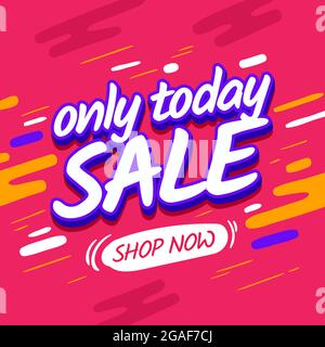 Quadratisches Banner Verkauf Design. Rosa Vektor Rabatt Poster. Poster Shopping Werbe Vektor Web-Banner-Vorlage auf rosa Hintergrund.Saison Verkauf Rabatt Stock Vektor