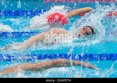 Tokio, Japan. Juli 2021. TOKIO, JAPAN - 30. JULI: Femke Heemskerk aus den Niederlanden tritt am 30. Juli 2021 im Tokyo Aquatics Center in Tokio, Japan, beim Frauen-Finale mit 100 m Freistil während der Olympischen Spiele 2020 in Tokio an (Foto von Giorgio Scala/Orange Picics) Credit: Orange Pics BV/Alamy Live News Stockfoto