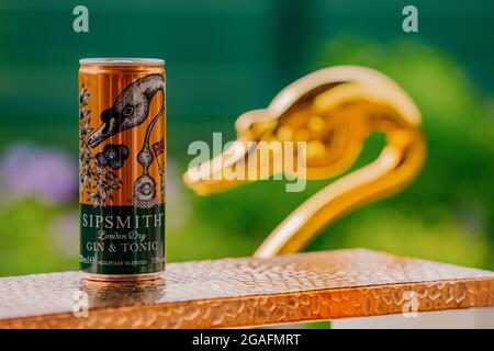 Sipsmith Gin Branding Stockfoto