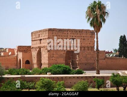 Marrakesch, ehemalige Kaiserstadt im Westen Marokkos Stockfoto