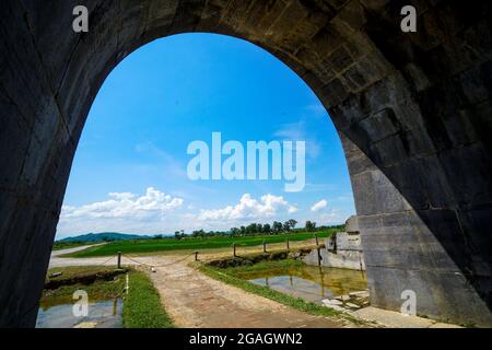 Schöne Zitadelle Thanh Hoa Provinz Nordvietnam Stockfoto