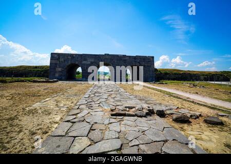 Schöne Zitadelle Thanh Hoa Provinz Nordvietnam Stockfoto