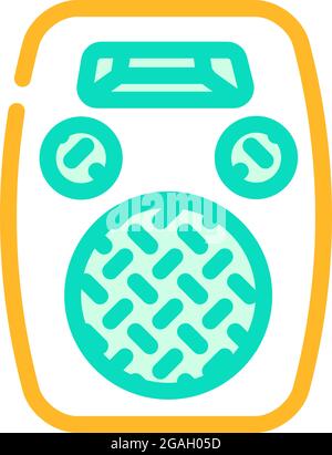 Vektorgrafik für dynamische Radiosymbole Stock Vektor