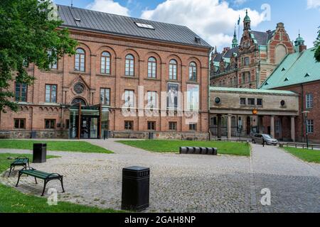 Historisches Museum an der Universität Lund in der Nähe der Kathedrale von Lund Stockfoto