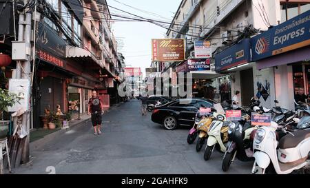 Resort open airNightlife Soi 6 Pattaya Thailand Stockfoto