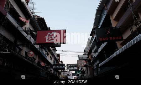 Resort open airNightlife Soi 6 Pattaya Thailand Stockfoto