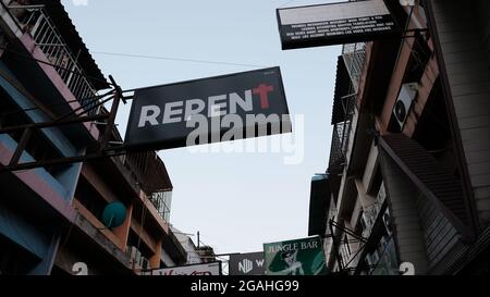 Resort open airNightlife Soi 6 Pattaya Thailand Stockfoto