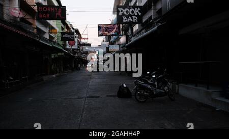 Resort open airNightlife Soi 6 Pattaya Thailand Stockfoto