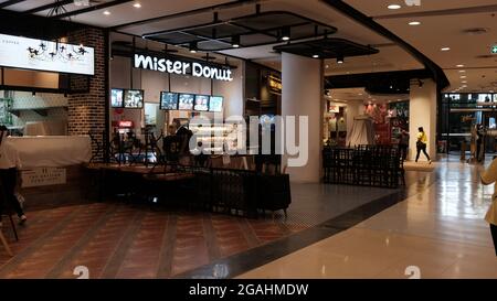 Im Central Shopping Mall Pattaya Thailand Covid Pandemic Lockdown Stockfoto