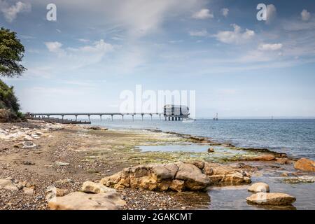 Die Rettungsbootstation in Bembridge, Isle of Wight, England Stockfoto