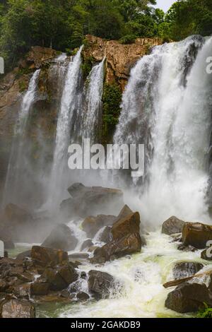 Cataratas Nauyaca (Wasserfälle) in Dominical, Costa Rica Stockfoto