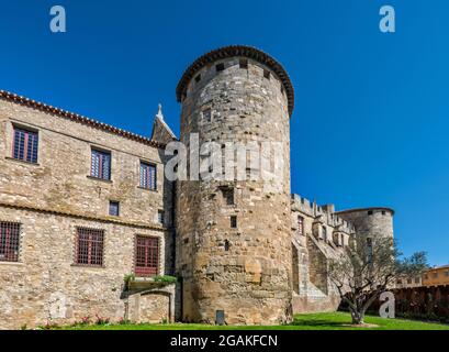 Palais des Archeveques, Erzbischöflicher Palast, in Narbonne, Departement Aude, Region Oczitanie, Frankreich Stockfoto