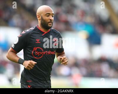 Liberty Stadium, Swansea, Glamorgan, Großbritannien. Juli 2021. Pre Season Friendly Football Football, Swansea City versus Southampton; Nathan Redmond of Southampton Credit: Action Plus Sports/Alamy Live News Stockfoto