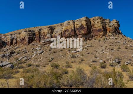 McKee Spring Petroglyph Site, Dinosaur National Monument, Utah, USA Stockfoto