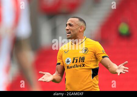 Stoke on Trent, Großbritannien. Juli 2021. Marcal #5 of Wolverhampton Wanderers in Stoke-on-Trent, Vereinigtes Königreich am 7/31/2021. (Foto von Conor Molloy/News Images/Sipa USA) Quelle: SIPA USA/Alamy Live News Stockfoto