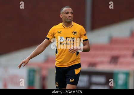 Stoke on Trent, Großbritannien. Juli 2021. Marcal #5 of Wolverhampton Wanderers in Stoke-on-Trent, Vereinigtes Königreich am 7/31/2021. (Foto von Conor Molloy/News Images/Sipa USA) Quelle: SIPA USA/Alamy Live News Stockfoto