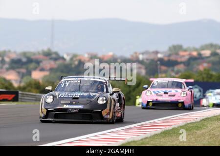 Budapest, Ungarn. Juli 2021. # 11 Florian Latorre (F, CLRT), Porsche Mobil 1 Supercup beim Hungaroring am 31. Juli 2021 in Budapest, Ungarn. (Foto von HOCH ZWEI) Quelle: dpa/Alamy Live News Stockfoto