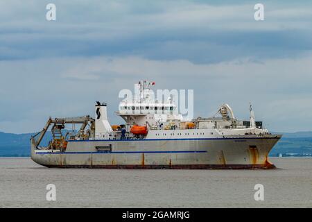 Responder auf dem Weg nach Avonmouth Stockfoto