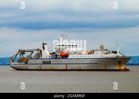 Responder auf dem Weg nach Avonmouth Stockfoto