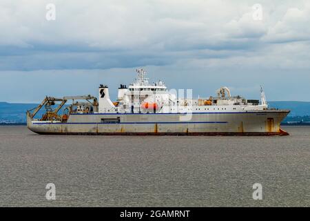 Responder auf dem Weg nach Avonmouth Stockfoto