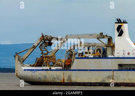 Responder auf dem Weg nach Avonmouth Stockfoto