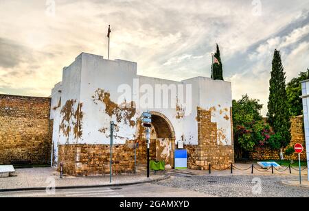 Arco do Repouso Gate in Faro, Portugal Stockfoto