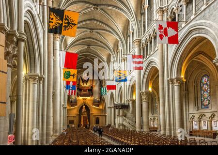 Kathedrale Notre Dame von Lausanne, Kanton Waadt, Schweiz Stockfoto