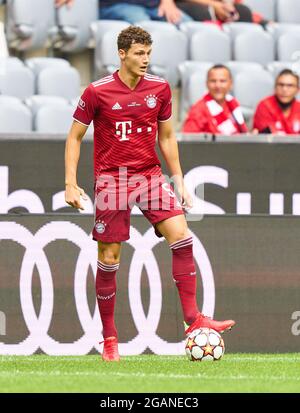 Benjamin PAVARD, FCB 5 im Spiel FC BAYERN MÜNCHEN - SSC NEAPEL 0-3 beim Audi Football Summit am 31. Juli 2021 in München, Deutschland Saison 2021/2022, Spieltag X, 1.Bundesliga, FCB, München, Napoli, X.Spieltag. © Peter Schatz / Alamy Live News Stockfoto