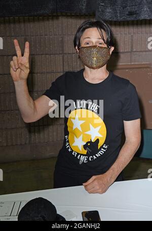 Gatlinburg, TN, USA. Juli 2021. Jason Marsden nimmt am Smoky Mountain Fan Fest 2021, Gatlinburg Convention Center, Gatlinburg, TN, 31. Juli 2021 Teil. Quelle: Derek Storm/Everett Collection/Alamy Live News Stockfoto