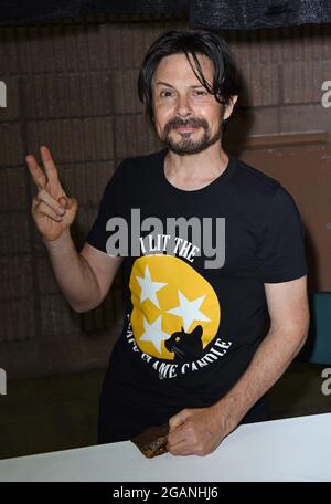 Gatlinburg, TN, USA. Juli 2021. Jason Marsden nimmt am Smoky Mountain Fan Fest 2021, Gatlinburg Convention Center, Gatlinburg, TN, 31. Juli 2021 Teil. Quelle: Derek Storm/Everett Collection/Alamy Live News Stockfoto