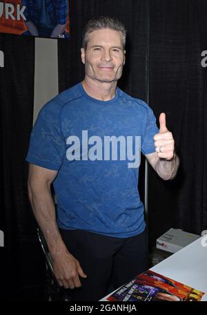 Gatlinburg, TN, USA. Juli 2021. John Turk nimmt am Smoky Mountain Fan Fest 2021, Gatlinburg Convention Center, Gatlinburg, TN, 31. Juli 2021 Teil. Quelle: Derek Storm/Everett Collection/Alamy Live News Stockfoto
