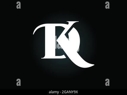 Ursprüngliches K D-Letter-Logo mit Vektorvorlage für kreative moderne Geschäftbuchstaben. Kreativer abstrakter Monogramm-Buchstabe K D Stock Vektor