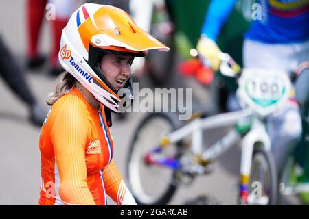 TOKIO, JAPAN - 30. JULI: Merel Smulders of the Netherlands tritt während der Olympischen Spiele 2020 in Tokio im Aomi Urban Sports Park am 30. Juli 2021 im japanischen Tokio an einem Halbfinale an (Foto von Yannick Verhoeven/Orange Picics) NOCNSF Stockfoto