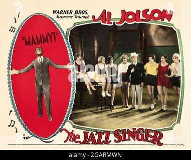 AL JOLSON in DER JAZZSÄNGERIN (1927) unter der Regie VON ALAN CROSLAND. Kredit: WARNER BROTHERS / Album Stockfoto