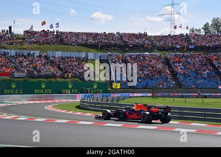 # 33 Max Verstappen (NED, Red Bull Racing), F1 Grand Prix von Ungarn beim Hungaroring am 31. Juli 2021 in Budapest, Ungarn. (Foto von HOCH ZWEI) Stockfoto